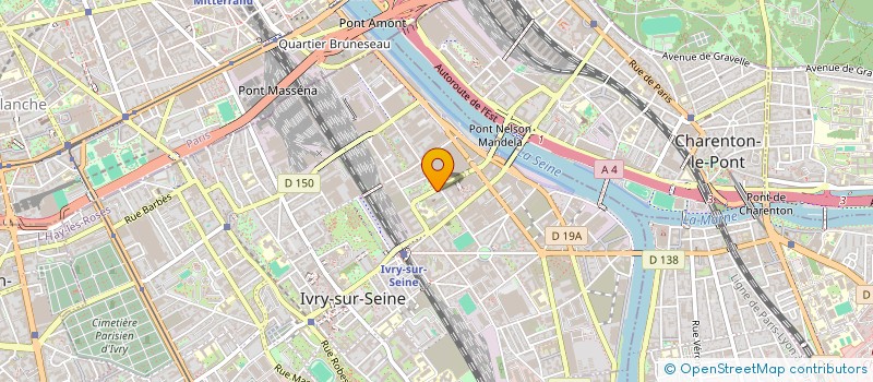 localisation de l'entreprise MONSIEUR MARIE-CHRISTINE ROULLET à IVRY-SUR-SEINE