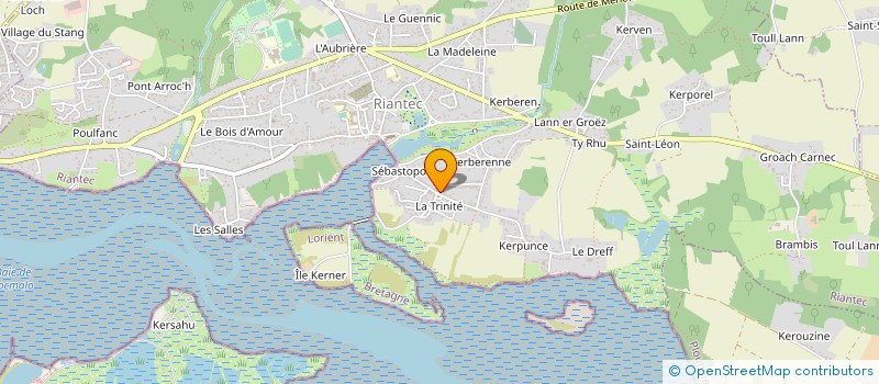 localisation de l'entreprise MONSIEUR MARIE-CHRISTINE SAFFRE  RIANTEC