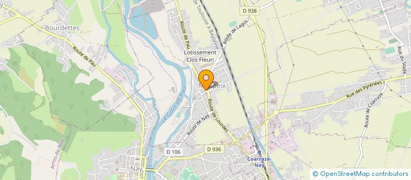 localisation de l'entreprise MONSIEUR MARIE DEO GRATIAS  NAY