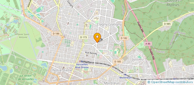 localisation de l'entreprise MONSIEUR MARIE DUPONT DE LIGONNES à VERSAILLES