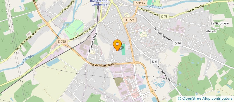 localisation de l'entreprise MONSIEUR MARIE DUVAL  ROMORANTIN-LANTHENAY