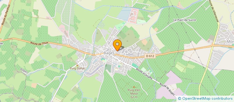 localisation de l'entreprise MONSIEUR MARIE FERRER  BAGES