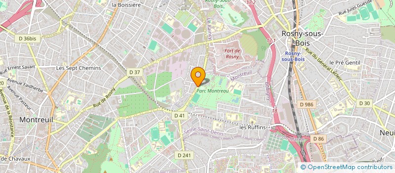 localisation de l'entreprise MONSIEUR MARIE-FRANCK GONH-DZIMBY à MONTREUIL