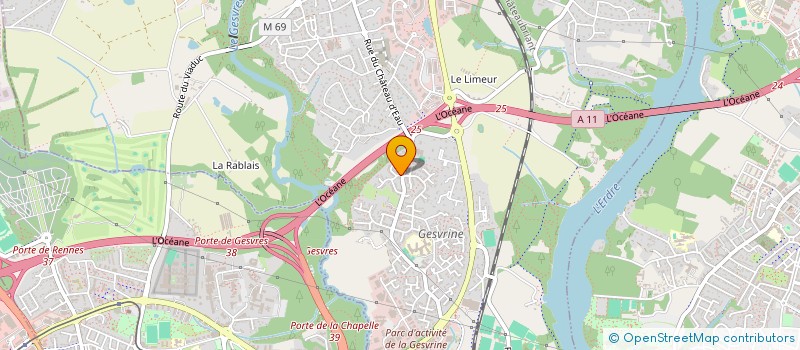 localisation de l'entreprise MONSIEUR MARIE FRETTE à LA CHAPELLE-SUR-ERDRE