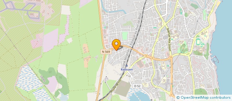 localisation de l'entreprise MONSIEUR MARIE GUY CLAUDE MUSSARD  ISTRES