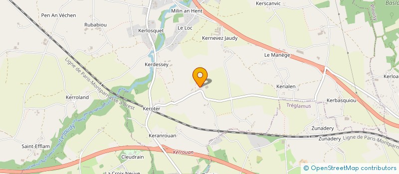 localisation de l'entreprise MONSIEUR MARIE HELENE BRIAND  PEDERNEC