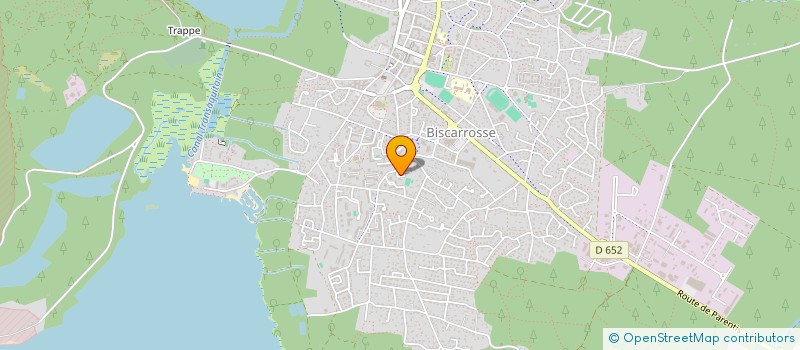 localisation de l'entreprise MONSIEUR MARIE-HELENE FAR  BISCARROSSE