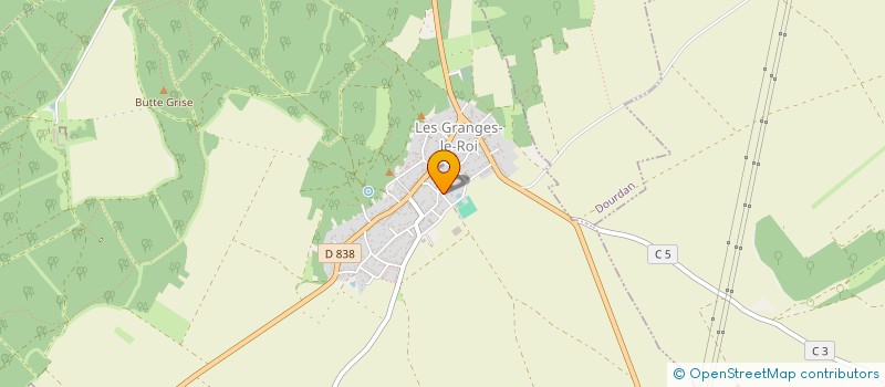 localisation de l'entreprise MONSIEUR MARIE JOSE DILLY à LES GRANGES-LE-ROI