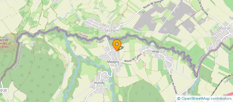 localisation de l'entreprise MONSIEUR MARIE-JOSE PIDOUX  VIRY