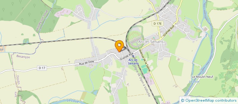 localisation de l'entreprise MONSIEUR MARIE-JOSEPH KAEMPF  ARC-ET-SENANS