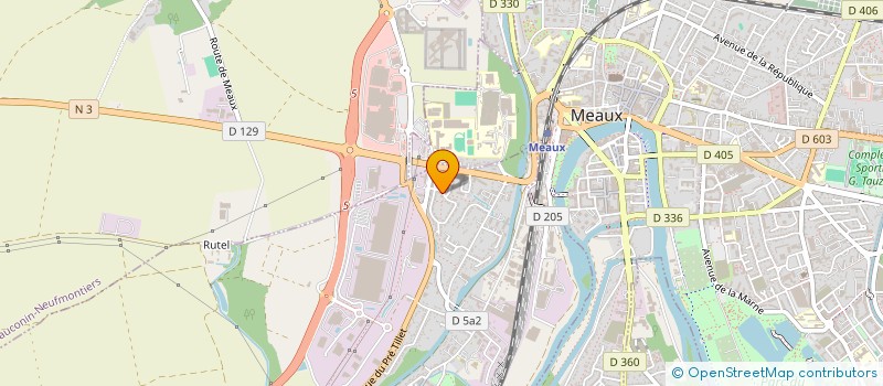 localisation de l'entreprise MONSIEUR MARIE-JOSEPH THOMAS  VILLENOY