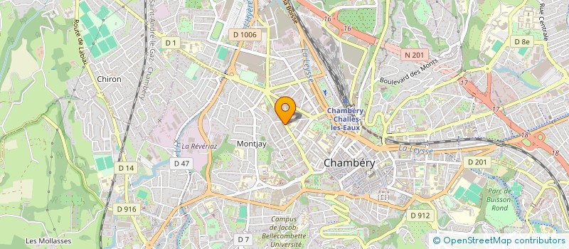 localisation de l'entreprise MONSIEUR MARIE LABROSSE  CHAMBERY