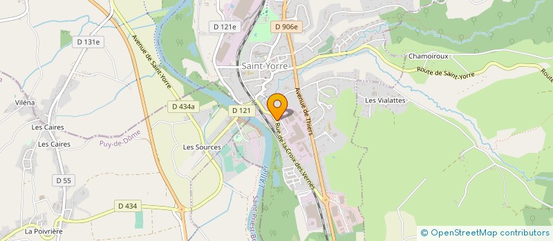 localisation de l'entreprise MONSIEUR MARIE LAFON à SAINT-YORRE