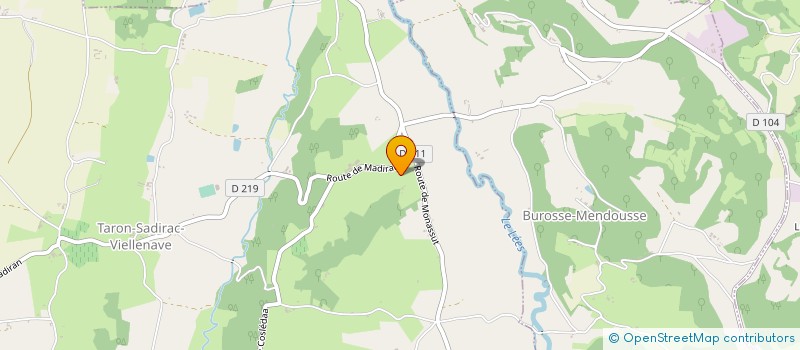 localisation de l'entreprise MONSIEUR MARIE LASSEGUES MARIOTTE  TARON-SADIRAC-VIELLENAVE