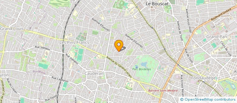 localisation de l'entreprise MONSIEUR MARIE LAUDINOT  BORDEAUX