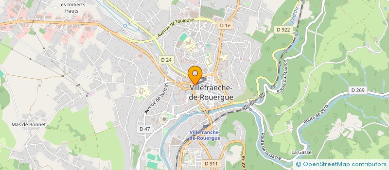 localisation de l'entreprise MONSIEUR MARIE-LAURE NOUVIALE  VILLEFRANCHE-DE-ROUERGUE