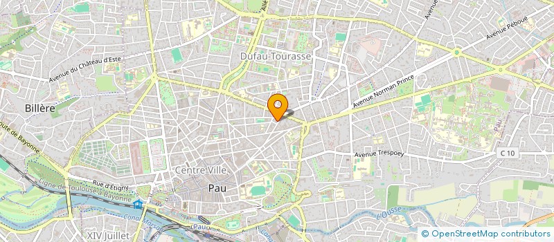 localisation de l'entreprise MONSIEUR MARIE-LINE DARROUSSAT  PAU