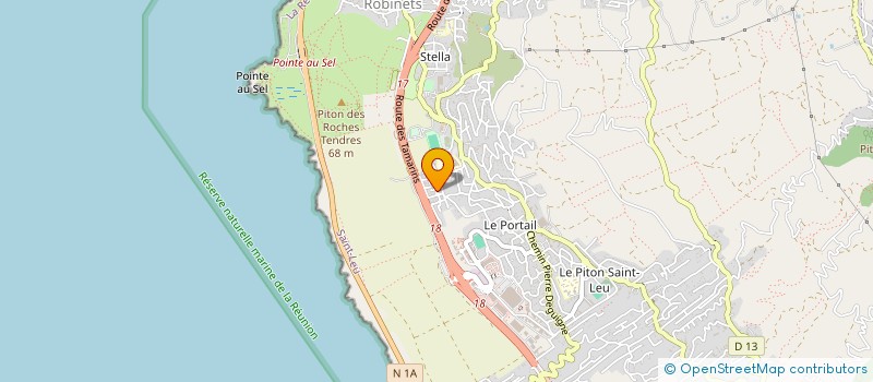 localisation de l'entreprise MONSIEUR MARIE LINE FONTAINE  SAINT-LEU