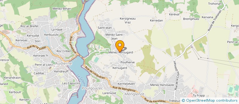 localisation de l'entreprise MONSIEUR MARIE MOALIC  PLOUHINEC