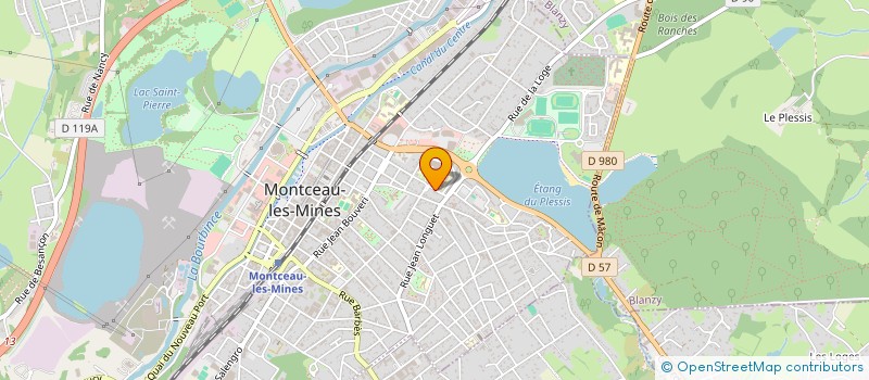 localisation de l'entreprise MONSIEUR MARIE MORIN  MONTCEAU-LES-MINES