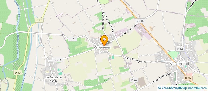 localisation de l'entreprise MONSIEUR MARIE-NOELLE HOCHART  VERQUIERES