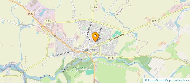 localisation de l'entreprise MONSIEUR MARIE PADOVANI  MAULEVRIER