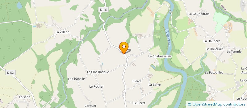 localisation de l'entreprise MONSIEUR MARIE RAFFRAY  PLEDELIAC