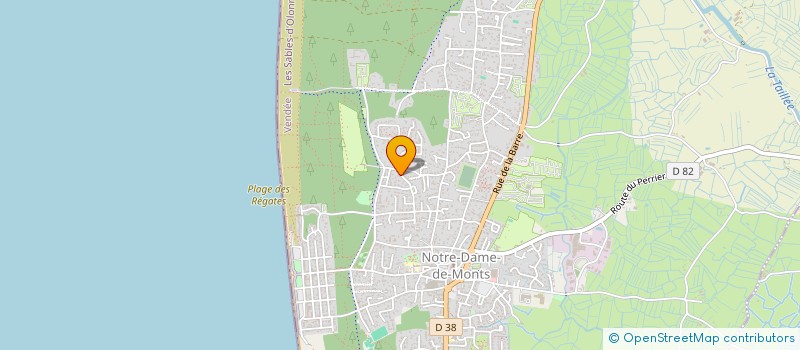 localisation de l'entreprise MONSIEUR MARIE RENAUD  NOTRE-DAME-DE-MONTS