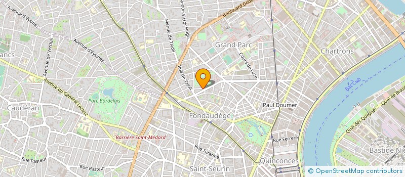 localisation de l'entreprise MONSIEUR MARIE SADRAN à BORDEAUX