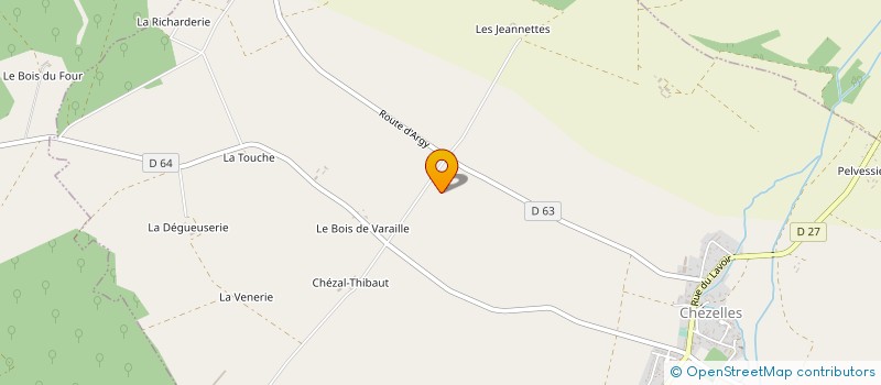 localisation de l'entreprise MONSIEUR MARIE SAUVAGE DE ST MARC à VENDOEUVRES