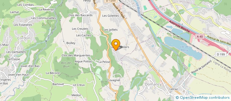 localisation de l'entreprise MONSIEUR MARIE SOCQUET-JUGLARD  SALLANCHES