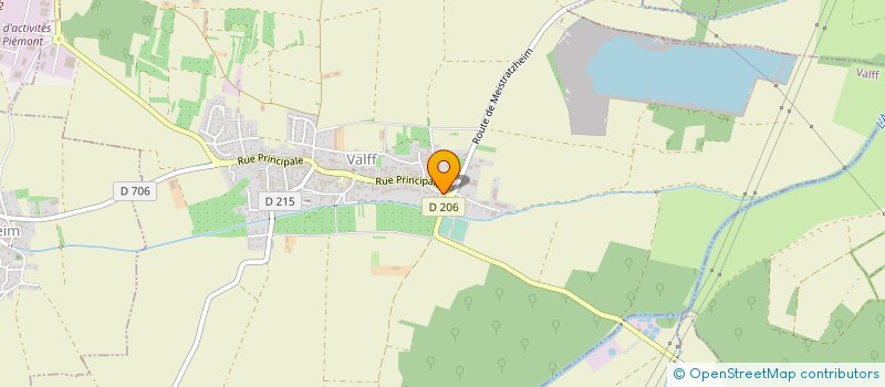 localisation de l'entreprise MONSIEUR MARIE-THERESE WENDLING  VALFF