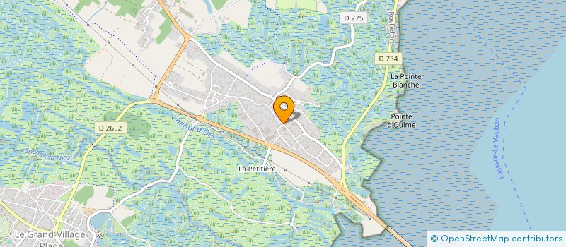 localisation de l'entreprise MONSIEUR MARIE-YVONNE CHAYE  LE CHATEAU D OLERON