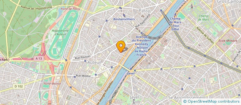 localisation de l'entreprise MONSIEUR MARIEN DE GUETONNY  PARIS