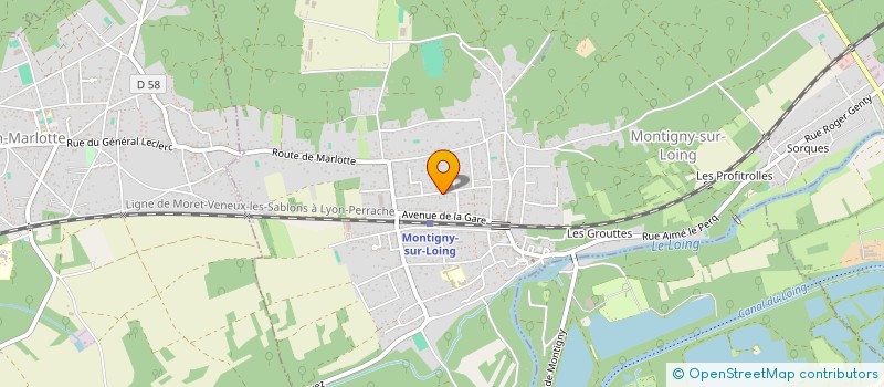 localisation de l'entreprise MONSIEUR MARIEN LOUKAKOU  MONTIGNY-SUR-LOING