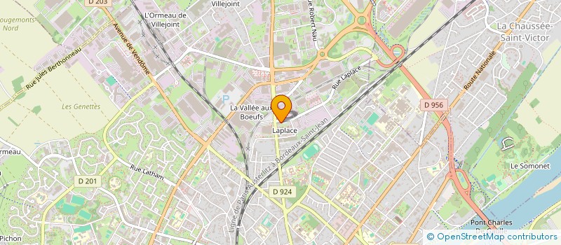 localisation de l'entreprise MONSIEUR MARIEN-RODRIGUE MANDAGO-TAPANDE  BLOIS
