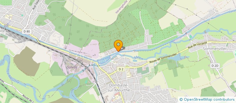 localisation de l'entreprise MONSIEUR MARIEN STRUB  DOMBASLE-SUR-MEURTHE