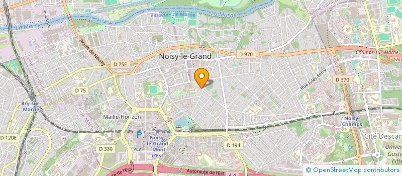 localisation de l'entreprise MONSIEUR MARIER ROMAIN  NOISY-LE-GRAND