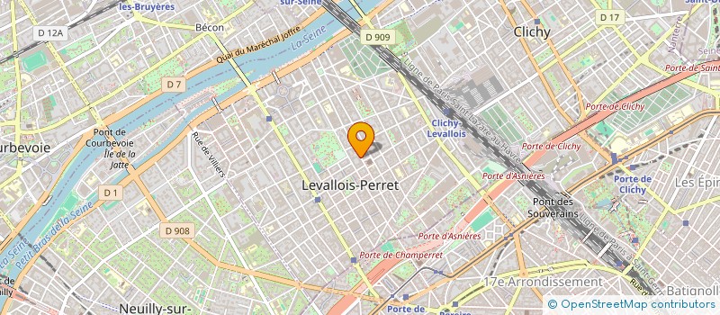 localisation de l'entreprise MONSIEUR MARIETOU DIAWARA à LEVALLOIS-PERRET
