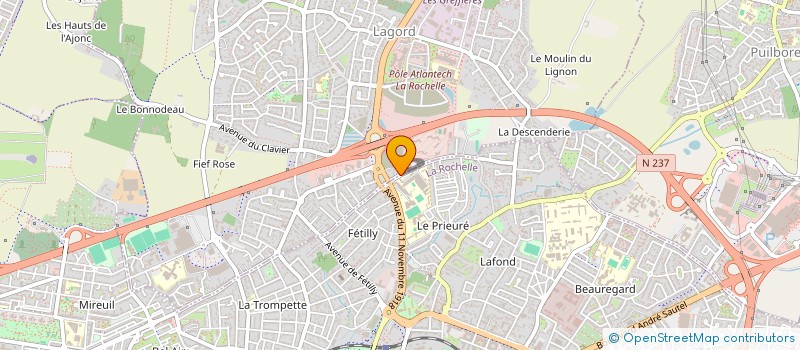 localisation de l'entreprise MONSIEUR MARIGLEN FEGA  LAGORD