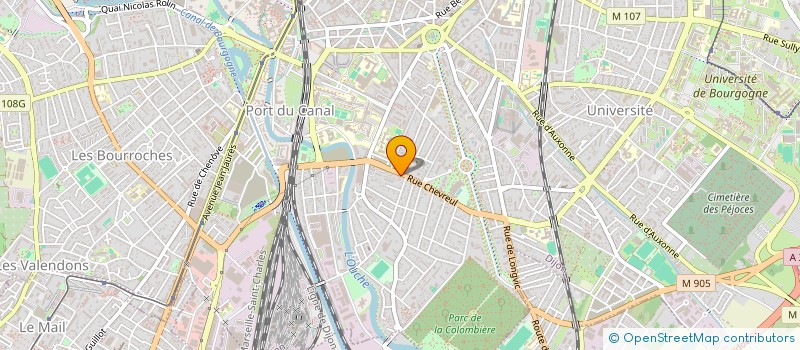 localisation de l'entreprise MONSIEUR MARIGLEN MEJDANI  DIJON