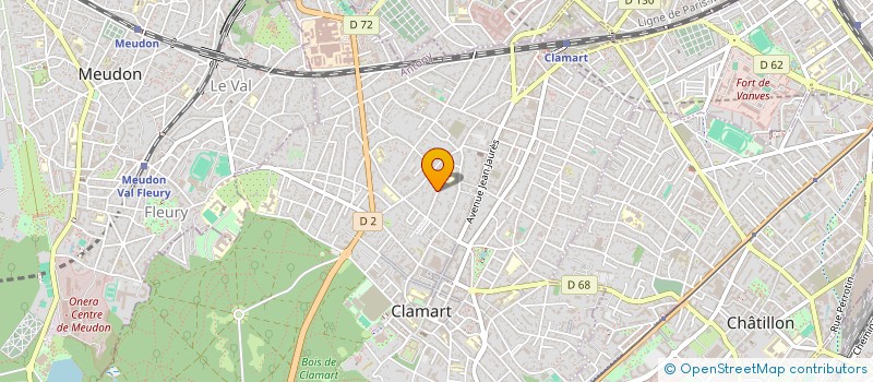 localisation de l'entreprise MONSIEUR MARIJAN BELOSEVIC à CLAMART
