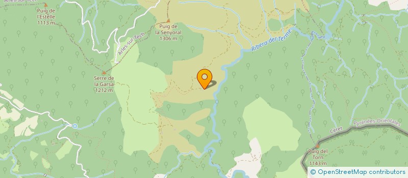 localisation de l'entreprise MONSIEUR MARIJN AALBERS  ST LAURENT DE CERDANS