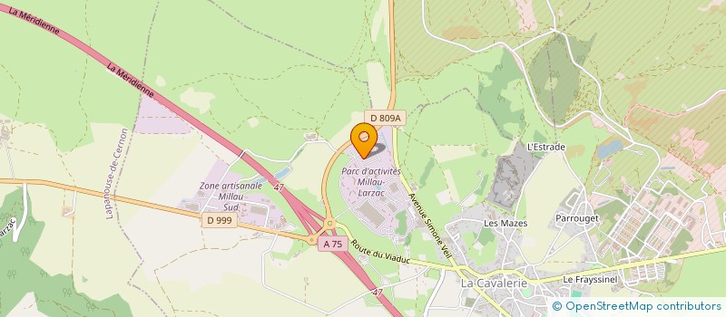 localisation de l'entreprise MONSIEUR MARIK JACQUET à LA COUVERTOIRADE