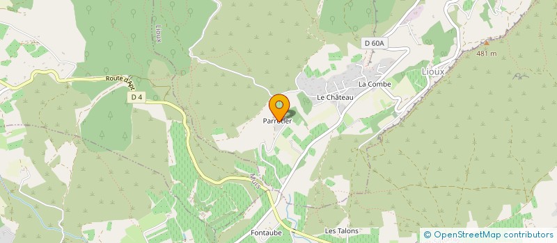 localisation de l'entreprise MONSIEUR MARIN ADONIS  LIOUX