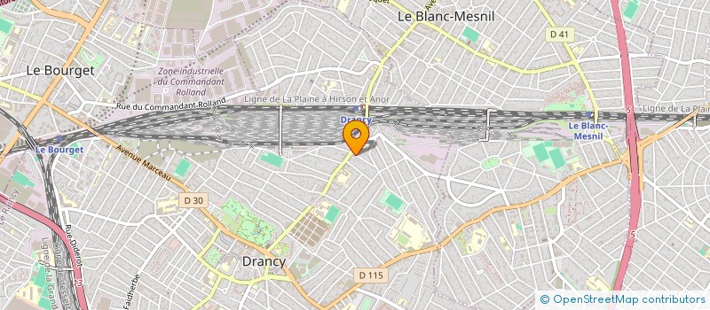 localisation de l'entreprise MONSIEUR MARIN BEJENARI  DRANCY