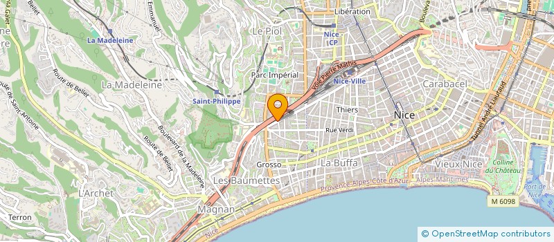 localisation de l'entreprise MONSIEUR MARIN BILDEA  NICE