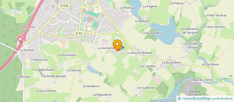 localisation de l'entreprise MONSIEUR MARIN BODIGUEL  LIFFRE