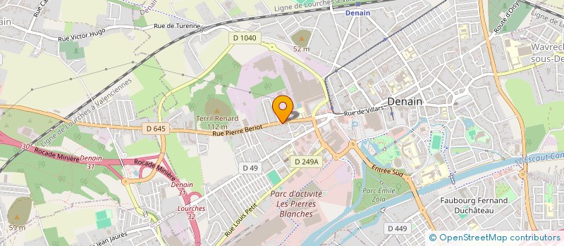 localisation de l'entreprise MONSIEUR MARIN BOUROS  DENAIN