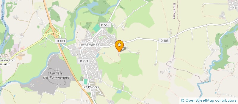 localisation de l'entreprise MONSIEUR MARIN BUFFET  ENTRAMMES